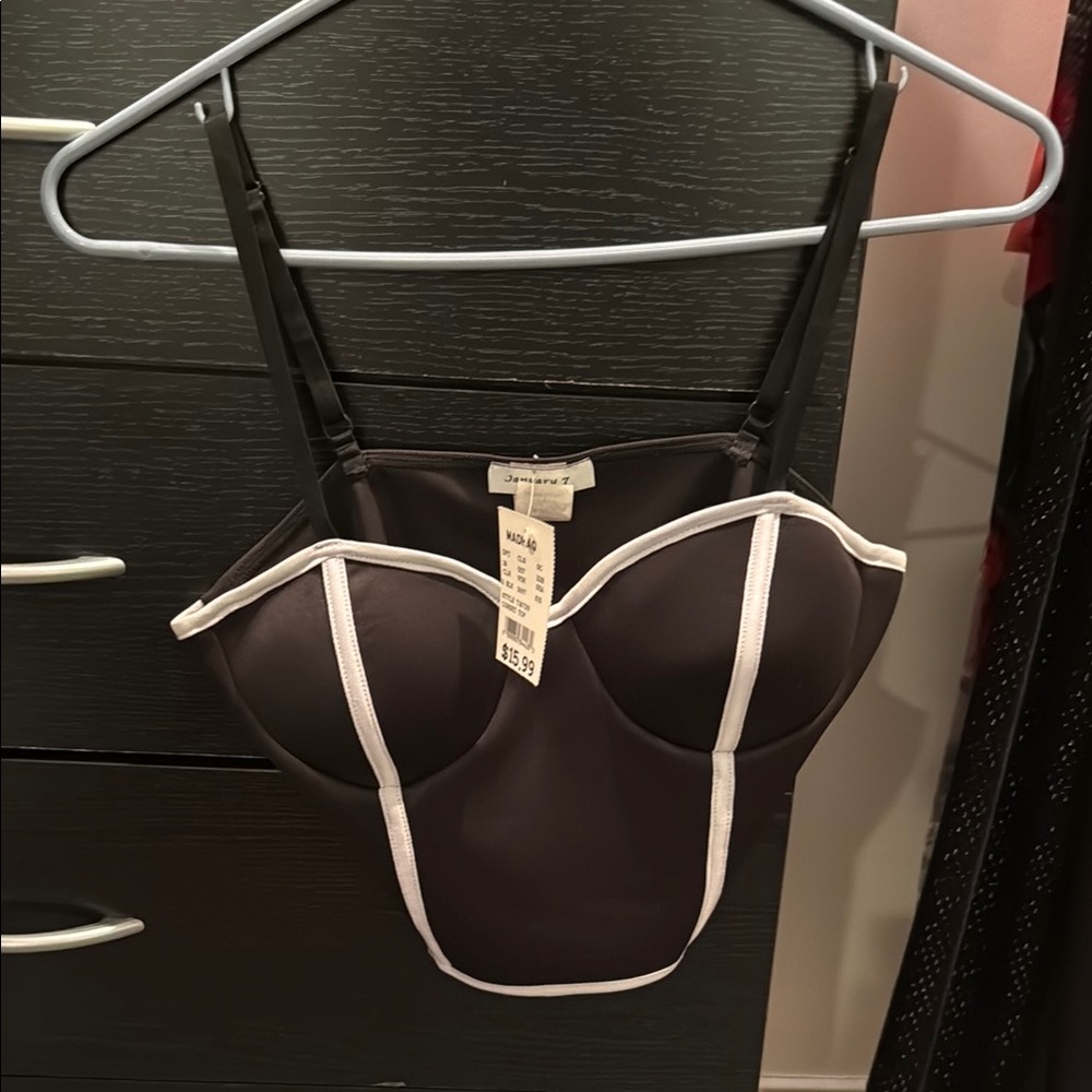 Victoria's Secret Black Bustier Top